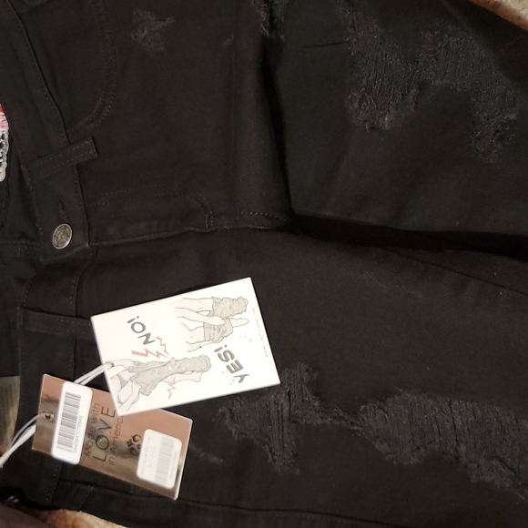 Siwy Hannah Contoured Slim Crop In Jet Obsidian Black Jeans Size - Picture 3 of 4